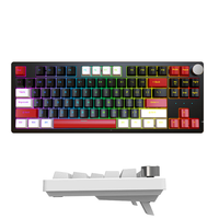 Clavier de jeu mécanique filaire à 86 touches avec logo personnalisé, rétroéclairage LED, USB Type C, programmable, bouton multimédia, pour ordinateur portable - Prix de gros