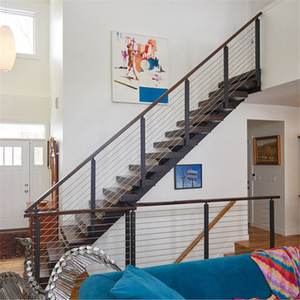 Escalera <span class=keywords><strong>de</strong></span> Acero Inoxidable <span class=keywords><strong>de</strong></span> una Sola Barra, Escalera Metálica Industrial Elegante <span class=keywords><strong>en</strong></span> Forma <span class=keywords><strong>de</strong></span> L - Product Image 5