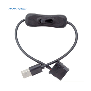 USB để <span class=keywords><strong>IDE</strong></span> 4pin Molex chuyển đổi Fan Power <span class=keywords><strong>Cable</strong></span> máy tính trường hợp adapter 12V 4pin nữ để 5V USB Nam USB Adapter Cáp - Product Image 1
