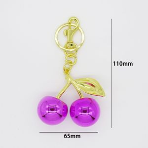 Ювелирные изделия SC весна лето популярная сумка автомобиль универсальный позолоченный кулон симпатичный Золотой Красный Фиолетовый Вишневый брелок для моей дочери - Product Image 4