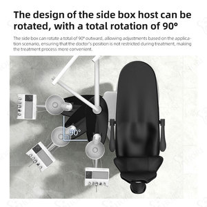 Fauteuil dentaire Haoyi Horir1 bleu électrique avec réglage automatique de la hauteur, fauteuil de traitement dentaire avec crachoir en céramique, certifié CE - Product Image 4