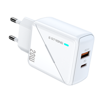 Chargeurs Muraux USB Rapides Type C 18W 20W PD pour Téléphones Mobiles Apple iPhone Samsung Xiaomi