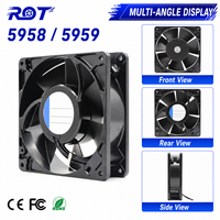 5959 AC Axialer Kompakter Kühllüfter 127mm Kugellager für Industrie-Elektronik, Server, Telekommunikation, Schrank-Belüftung, Ersatznutzung