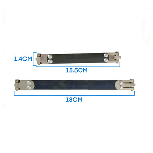 Clip de fermeture pour sac en tôle de manganèse, 14x155mm, 14x180mm, boucle métallique réglable pour ouvertures de sac - Product Image 1
