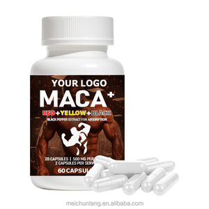 Cápsulas de Maca Preta e Ashwagandha para Vitalidade Masculina, Energia, Suporte Imunológico e Crescimento Muscular - Uso Adulto, 60 Cápsulas - Product Image 5