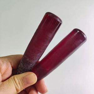 5# <strong>Red</strong> Synthetic Corundum <strong>Ruby</strong> Raw Material Uncut <strong>Ruby</strong> Corundum Cylinder Rough - Product Image 2