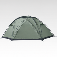 Tente de camping sphérique OEM pour 8 à 10 personnes, imperméable, coupe-vent, tente de base pour expéditions 4 saisons avec 4 portes pour le camping d'hiver