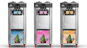 2025 yeni paslanmaz çelik ticari dondurma makinesi yumuşak otomatik <span class=keywords><strong>3</strong></span> tatlar 2 + 1 ön soğutma satılık ucuz çin'de yapılan - Product Image 3