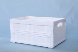 Katlanır katlanabilir depolama kasaları plastik sepet OEM tasarım masaüstü piknik sepeti depolama sepeti kamp ev için uygun - Product Image 6