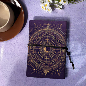 Hermoso cuaderno A6 hecho a mano, imprescindible para estudiantes de máster, perfecto para investigación de laboratorio y registros de experimentos con Moon Sym - Product Image 3