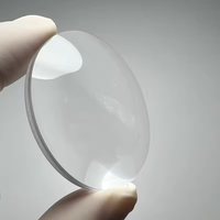 Lentille convexe Plano en verre optique de taille personnalisée lentille de collimateur à revêtement EFL AR asphérique lentille en verre optique