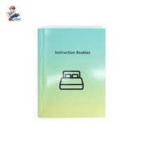 Impression de brochures manuelles d'utilisation avec reliure agrafée, papier sans bois, revêtement UV, estampage à froid, fabrication OEM