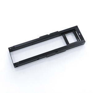 Cadre de meubles en tôle d'acier découpée au laser, pliage industriel, design durable, usage domestique et professionnel, tube carré noir - Product Image 3