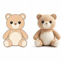 Boneka Plush Kustom yang Menggemaskan Pesanan Minimum Rendah Gantungan Kunci Plush Premium Unik Mewah Buatan Tangan Mainan Plush Rajutan Kustom