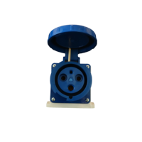 Prise de courant murale industrielle HFE IP67 220V 125A avec installation facile
