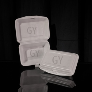 Caja de alimentos Desechable Embalaje de alimentos Cajas de espuma Contenedores de espuma Cajas de almuerzo Contenedores de almuerzo Caja de tres compartimentos Caja de desayuno - Product Image 4