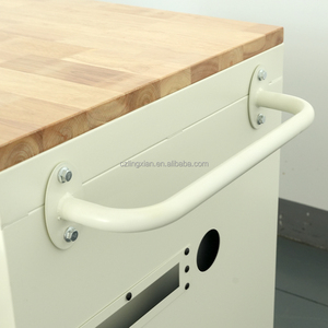 Xe đẩy dụng cụ di động 18 ngăn kéo 72 inch, bàn làm việc di động, tủ dụng cụ lớn có mặt trên bằng gỗ - Product Image 6