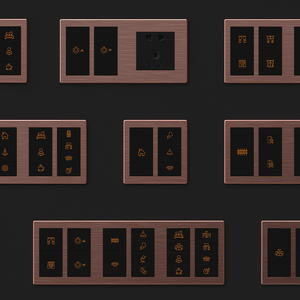 Nhà thông minh chuyển đổi ánh sáng bảng điều chỉnh kim loại mềm-cảm ứng chuyên nghiệp modbus RS485 điện thông minh chuyển đổi 1-8 push button tùy chỉnh - Product Image 6
