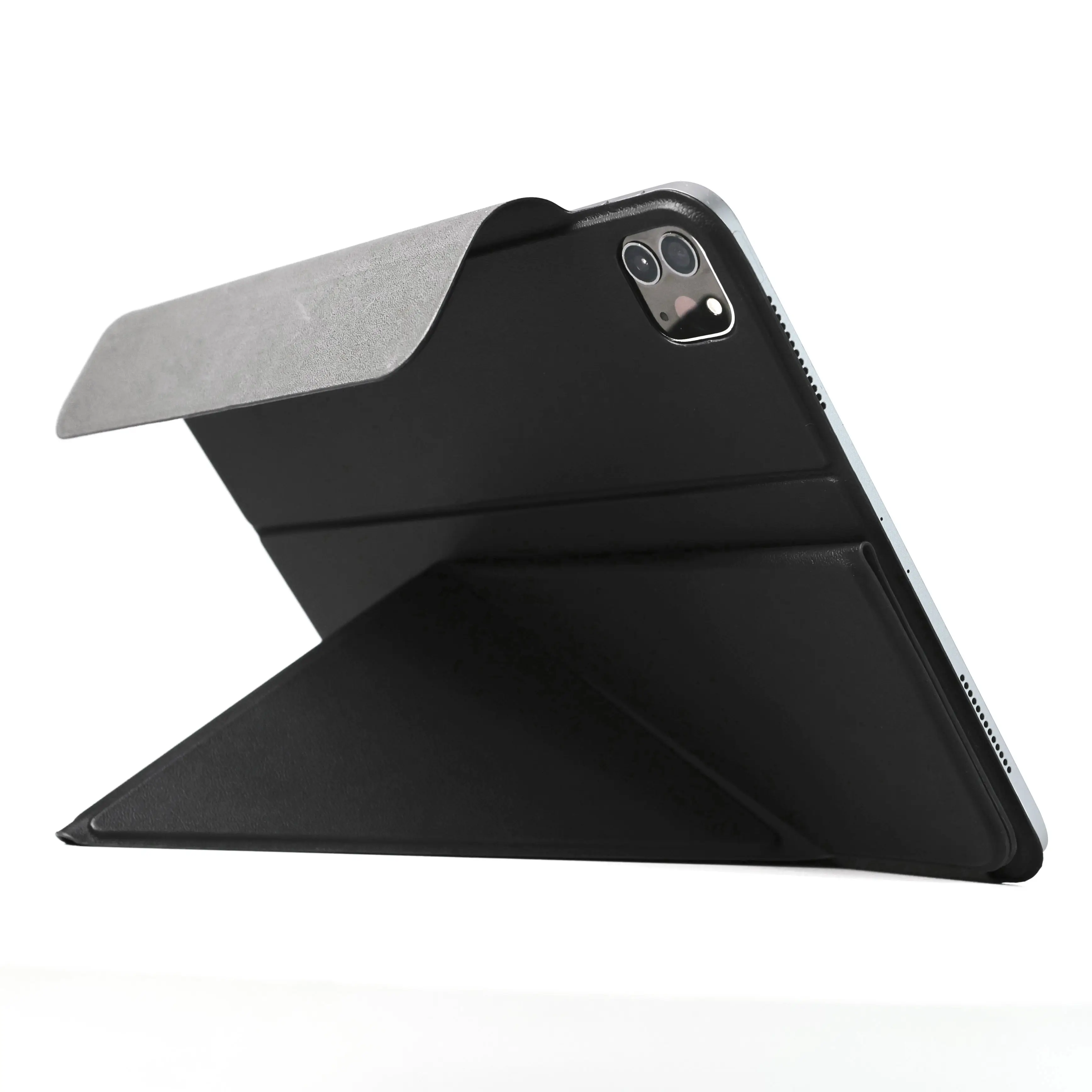 تصميم جديد لعام 2024 حافظة جلد صناعي رفيعة مقاومة للماء متعددة المقاعد غطاء أوريغامي ذكي أغطية Folio مغناطيسية لجهاز iPad Pro 13 12.9 بوصة