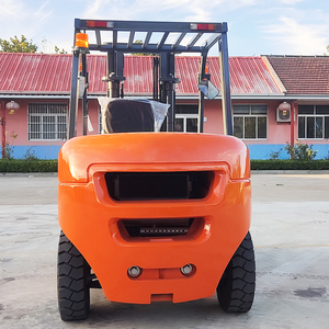 Mini carretilla elevadora todo terreno diésel de 3 toneladas, nuevo motor Kubota, carretilla elevadora de combustión interna para agricultura a la venta, envío gratis ofrecido - Product Image 5