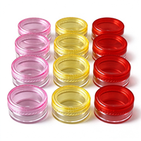 5 g 5 ml Wadah Kosmetik Plastik PS, Wadah Makeup Kecil dari Plastik