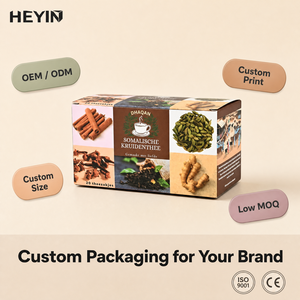 Scatola Pieghevole in Cartone Personalizzata, Stampa a Colori per Confezioni di Tè, Bevande alle Erbe, Confezione <span class=keywords><strong>Regalo</strong></span> con Dimensioni Personalizzate - Product Image 4