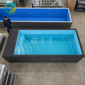 Piscina Container Personalizzata da 20 e 40 Piedi con Bordo Infinity, Piscina Container di Alta Qualità, Produttore di <span class=keywords><strong>Piscine</strong></span> Plug and Play - Product Image 2