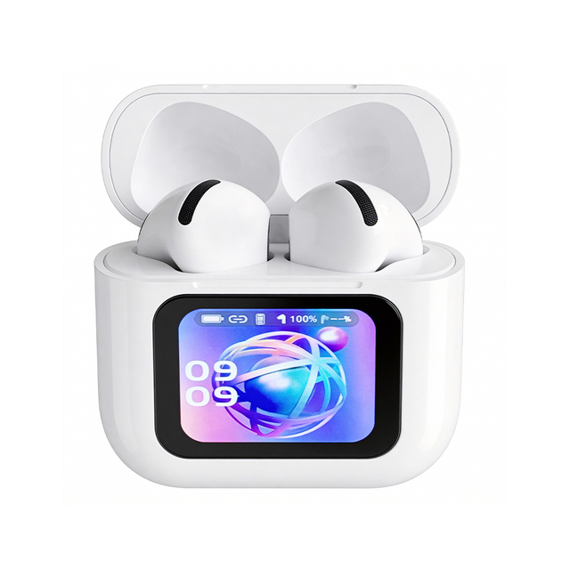 Wholesale High Quality for 5.4 IPX5 Waterproof Wireless Noise Gaming AI Smart Touchscreen Digital Display Earbuds