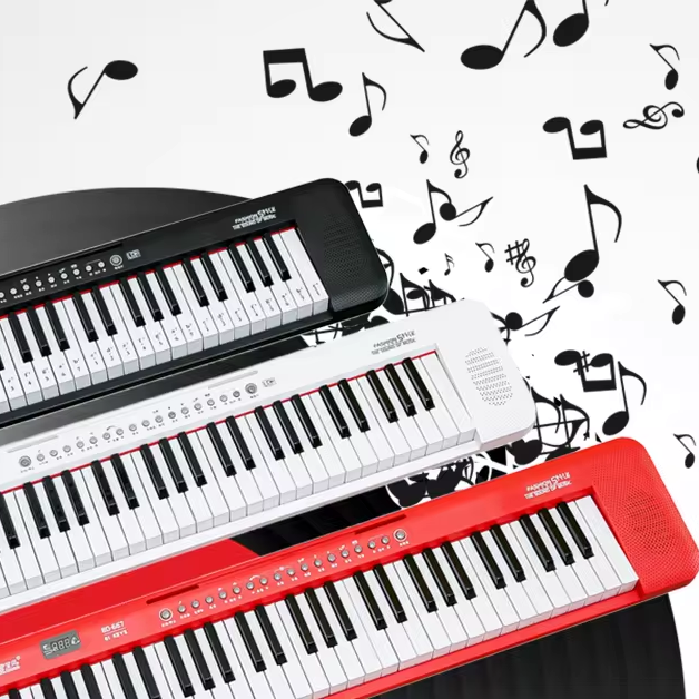 BD MUSIC 61 Keys Portable Electronic Organ Teclado Student Musical Instruments Digital Piano Keyboard on Sale