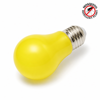 Bombilla LED A60 de 12W a prueba de insectos, E27 B22 AC PC SMD 6000K, ahorro de energía, para uso doméstico, interior, residencial y en proyectos.