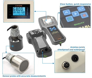 GUT775 Medidor de Nivel de Profundidad de Agua Ultrasónico de Alta Precisión con Alcance de 50m-300m, Alimentado por Batería, IP68, Medidor de Nivel de Agua Ultrasónico - Product Image 4