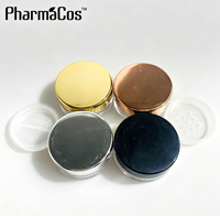 Pot cosmétique en plastique de 10g avec couvercle à fenêtre, récipient de rangement portable pour échantillons de maquillage et paillettes en vrac, livraison rapide disponible