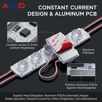 Empaquetado en paquetes de 20 unidades por rollo con 5 años de garantía, admite longitud de cable y logotipo personalizados OEM para cajas de luz de 8-30 cm.