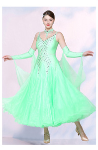 Robe de <span class=keywords><strong>danse</strong></span> moderne pour femmes, nouvelle robe de <span class=keywords><strong>danse</strong></span> de salon standard, costume de compétition de valse et de <span class=keywords><strong>foxtrot</strong></span>, robe de performance pour <span class=keywords><strong>danse</strong></span> sociale - Product Image 4