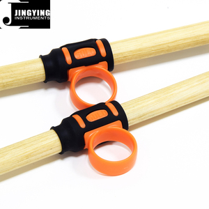 Accessoire de batterie Jingying 2024, baguette de batterie en caoutchouc souple + ABS, aide au batteur, contrôle du tour de doigt (2 pièces) - Product Image 4