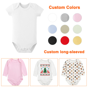 Adorabile Set Pagliaccetto a Palloncino Senza Maniche in Puro Cotone Bianco per Neonato Bambina e Bambino, Abbigliamento Estivo per <span class=keywords><strong>Neonati</strong></span> - Product Image 5