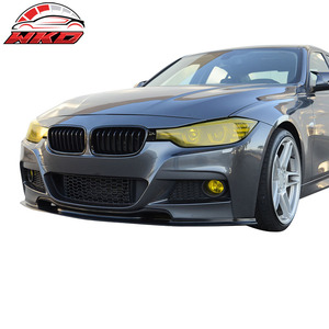 Compatible con BMW F30 Serie 3 12-18, alerón delantero estilo VR sin pintar, color negro, PU, accesorio exterior de alta calidad - Product Image 2