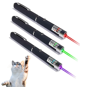 Venta al por mayor de juguetes para gatos productos púrpura verde rojo interactivo gato puntero láser Juguetes interactivos para gatos - Product Image 5