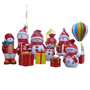 Patung bertema Natal serat kaca untuk patung dekorasi Natal - Product Image 1