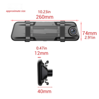 Caméra de tableau de bord 4K Carlover en gros avec WiFi, ADAS, BSD, enregistreur de voiture avant, arrière, gauche, droite, OEM, G-Sensor, vision nocturne, mode stationnement