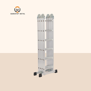 Scala in Alluminio Pieghevole Multifunzionale per Uso Intensivo, Direttamente dalla Fabbrica, per Hotel, Soffitte, Uffici e Casa - Product Image 3