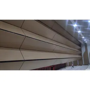 Sound Proof Felt Acoustic Office Partition Panels Portable Vertical Room Dividers Automatic Lifting PVC Wall