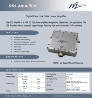 Amplificateur de puissance RF haute performance Microhard MHS044500 23 GHz 10 W pour liaison de données UAV et transmission sans fil