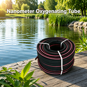 Aireador de microporos para acuicultura, manguera de oxígeno de goma de fácil instalación para tanques de peces y camarones de alta densidad en interiores. - Product Image 3