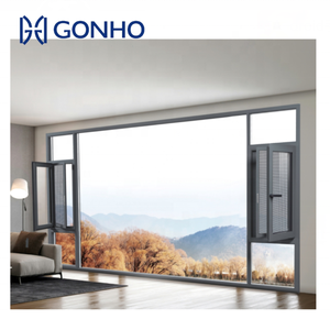 <span class=keywords><strong>Ventanas</strong></span> y Puertas Corredizas <span class=keywords><strong>de</strong></span> <span class=keywords><strong>Aluminio</strong></span> Gonho Resistentes a Huracanes, Barras Antirrobo, Vidrio Antibalas, Precio en Pakistán - Product Image 3
