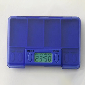 2025 biểu tượng tùy chỉnh xách tay thuốc điện tử nhắc nhở báo động kỹ thuật số hộp thuốc với bộ đếm thời gian 4 lần tổ chức thuốc lưu trữ máy tính bảng trường hợp - Product Image 6