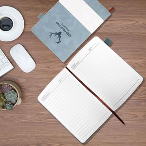 High Quality Brand Journal Sewing Hardcover Leather Thick <b>Notebook</b> Emed Customized 100 Sheets A5 Multi-color Promotional Use - Product Image 3