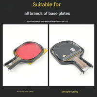 Machine de découpe de caoutchouc de tennis de table Manue, vente en gros, découpeuse de caoutchouc de tennis de table personnalisée, machine de découpe de caoutchouc de tennis de table