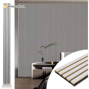 Akustik Pet Akupanels legno stacca parete pannello acustico in poliestere <span class=keywords><strong>rovere</strong></span> pannello acustico per soggiorno e Hotel di applicazione - Product Image 4