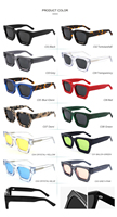 Lunettes de soleil épaisses de haute qualité, logo personnalisé, unisexe, classiques, rétro, vintage, en acétate pour femmes
